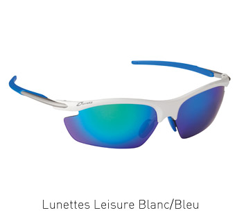 Lunettes de soleil Golf Leisure Blanc-Bleu