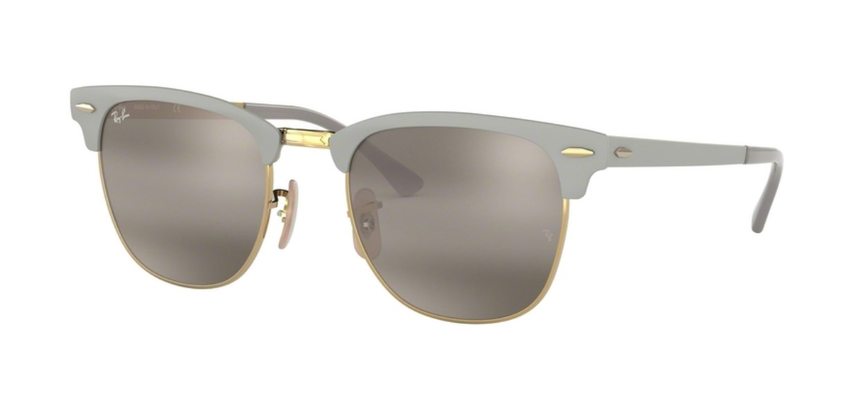 Lunettes de soleil RAY-BAN RB 3716 9158AH Clubmaster Metal